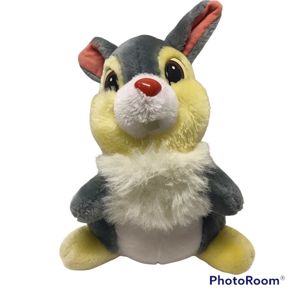 Vintage Disneyland Walt Disney World Thumper Rabbit Plush 9" Bambi Stuffed Bunny